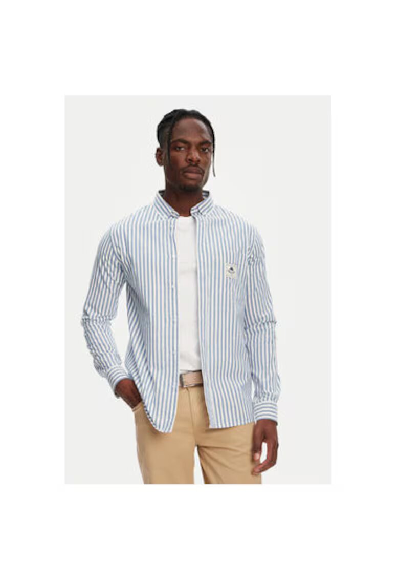 Robe Di Kappa Мъжка риза 63128NW - Памук - Син - Син