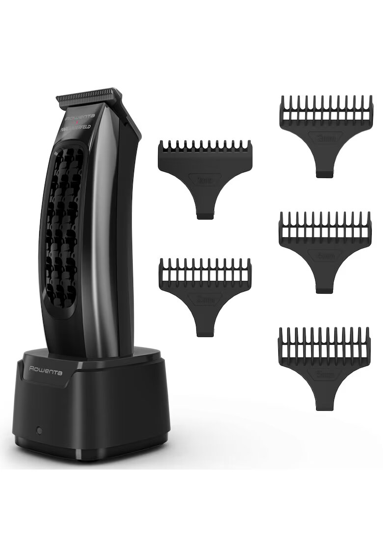 Rowenta Машинка за подстригване x Karl Lagerfeld Barber Experience - 6500 об/мин - 90 минути автономност - 5 фиксирани гребена от 1 до 5 мм - Ножчета от неръждаема ...