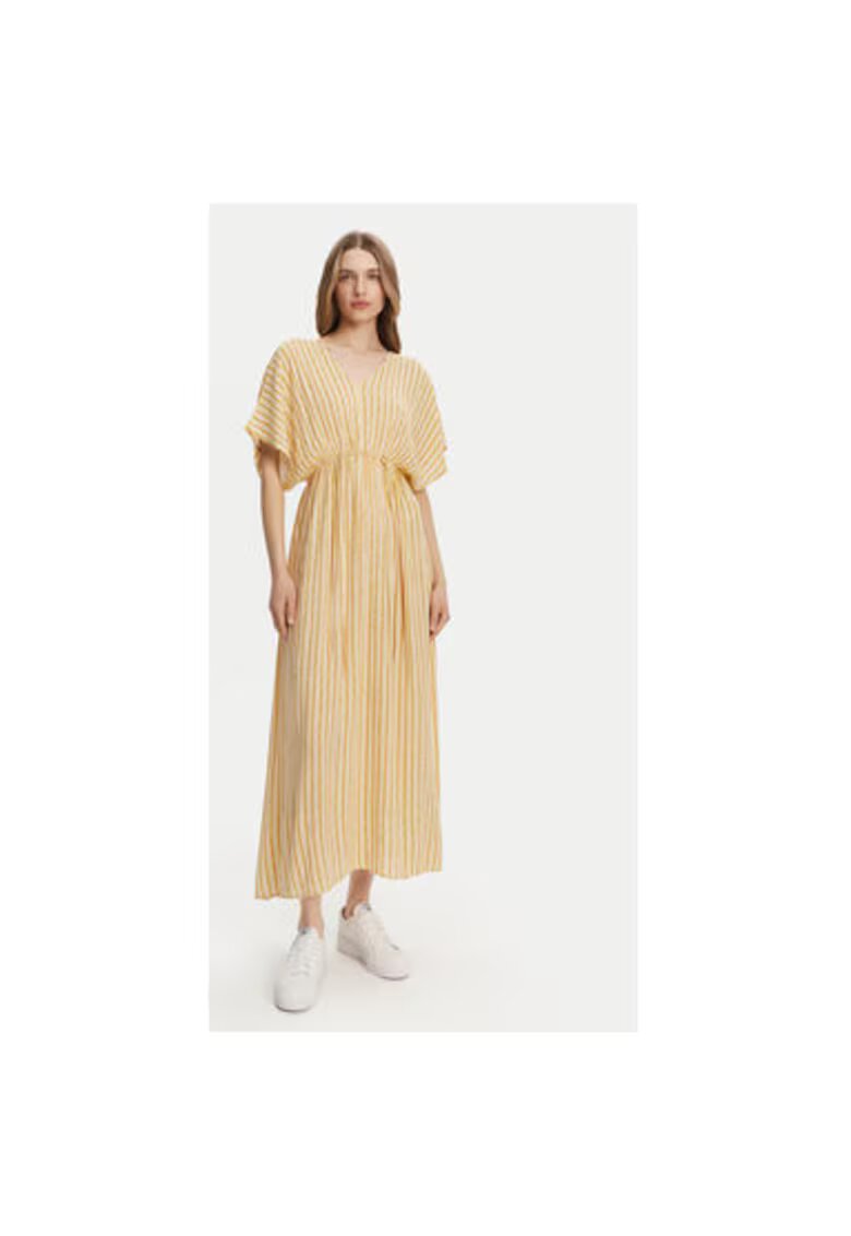 ROXY Дамска лятна рокля ERJWD03864 - Вискоза - Жълт
