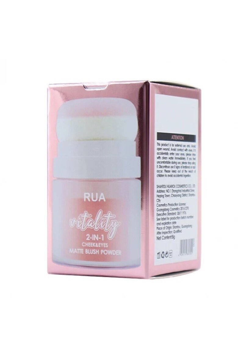 RUA Матов руж Vitality руж с гъба-апликатор 8 gwqfzx 04
