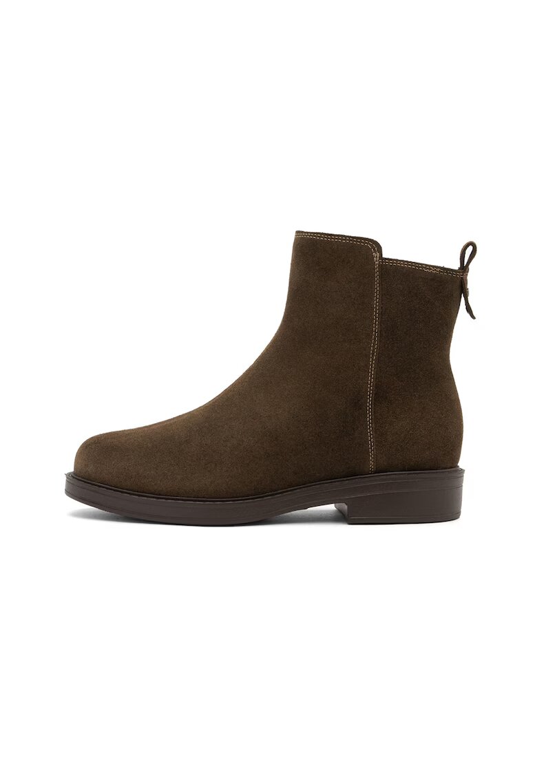 RYLKO Велурени боти с цип