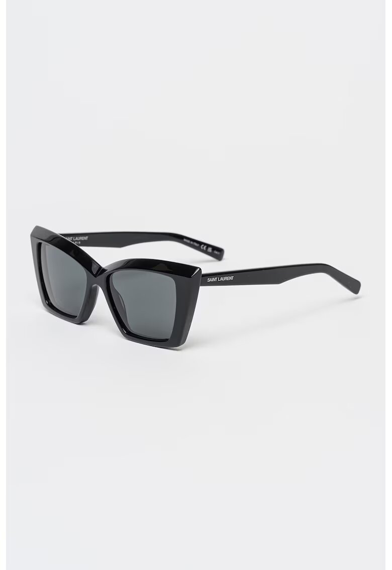 Saint Laurent Слънчеви очила Cat-Eye с плътен цвят