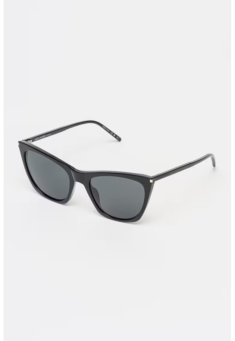 Saint Laurent Слънчеви очила Kate тип Cat Eye - Избеляло черно