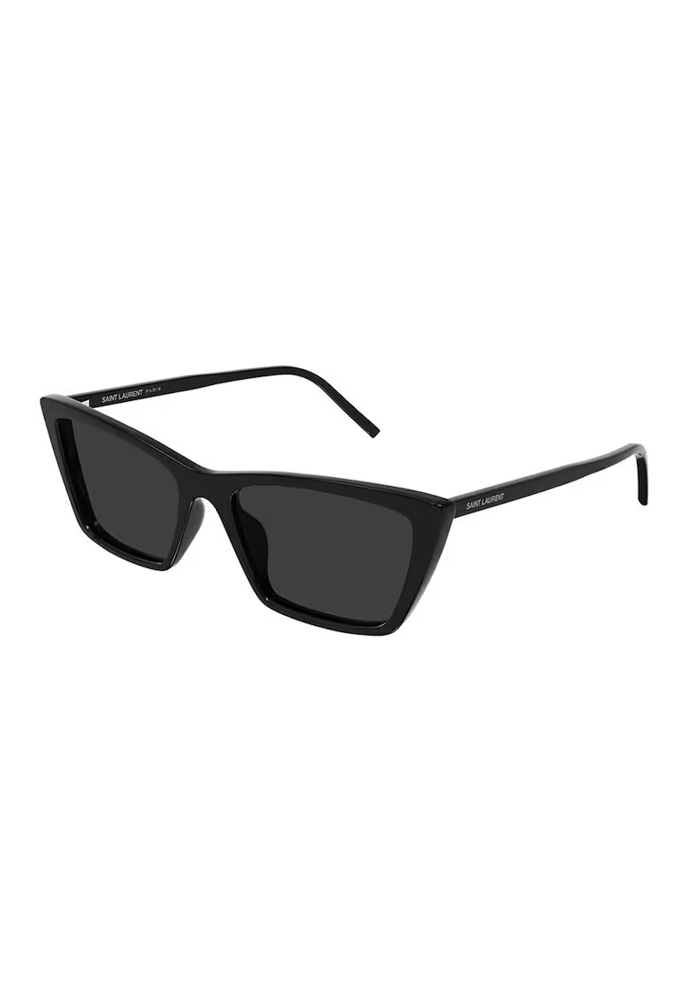 Saint Laurent Слънчеви очила тип cat-eye. - Черен