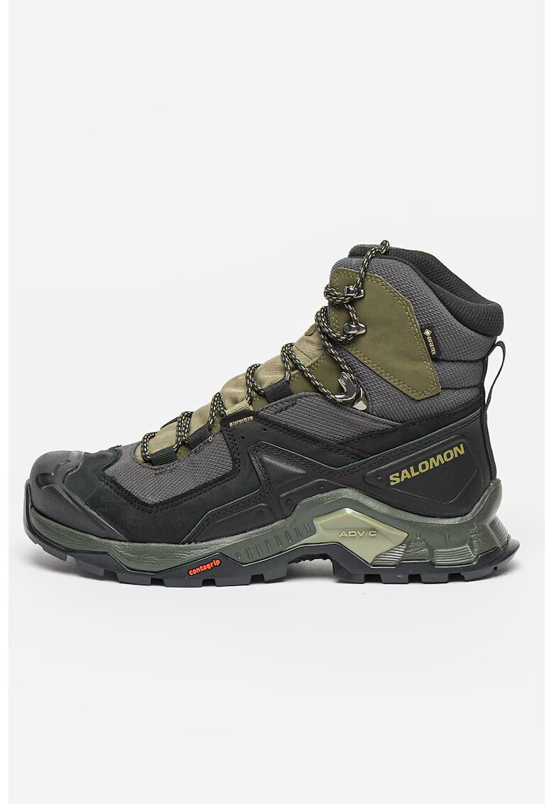 Salomon Боти Quest Element GTX - Черен/Маслинено зелено/Tъмносив