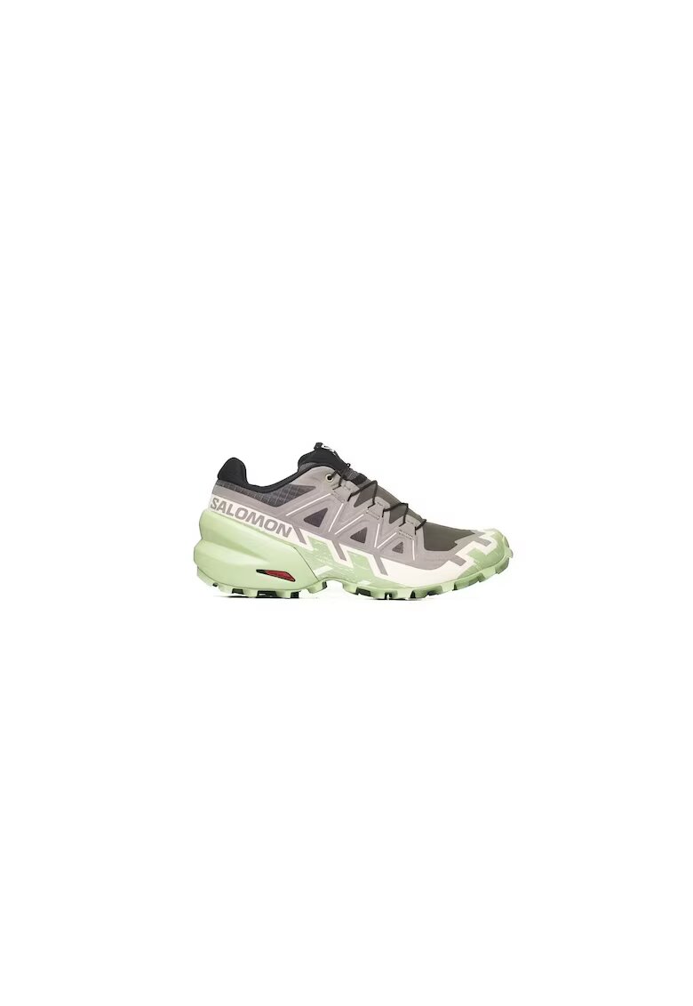 Salomon Дамски спортни обувки Speedcross 6 W - тъмносиньо-зелени - Аква зелено
