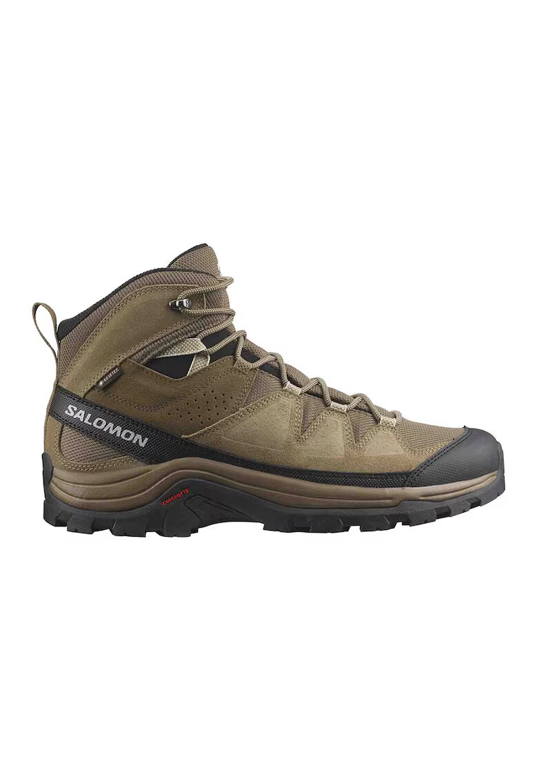 Salomon Хайкинг боти Quest Rove Gore-Tex със среден профил - Черен/Каки