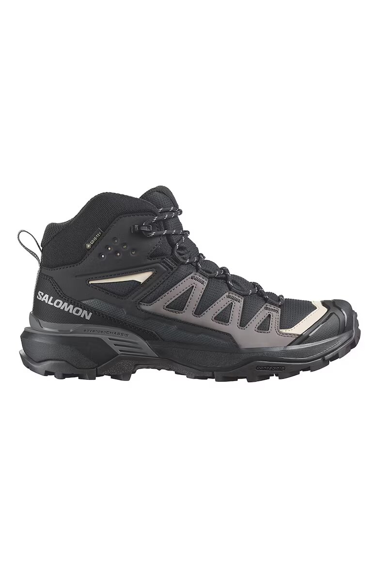 Salomon Хайкинг боти X Ultra 360 Mid Goretex Черен/Tъмносив