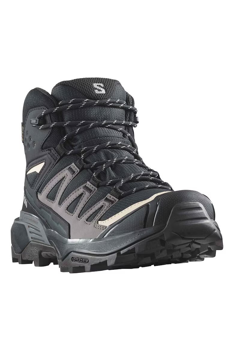 Salomon Хайкинг боти X Ultra 360 Mid Goretex Черен/Tъмносив