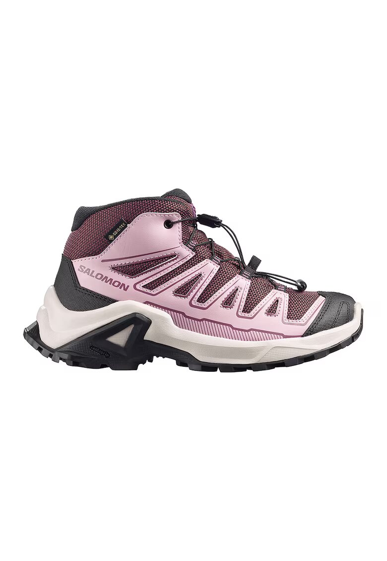 Salomon Хайкинг боти X ULTRA MID GTX - Светлорозов/Избеляло черно/Тъмновиолетов