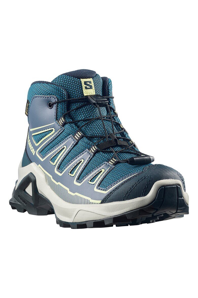 Salomon Хайкинг боти X ULTRA MID GTX Тъмносин/Петролно синьо/Шам фъстък зелено