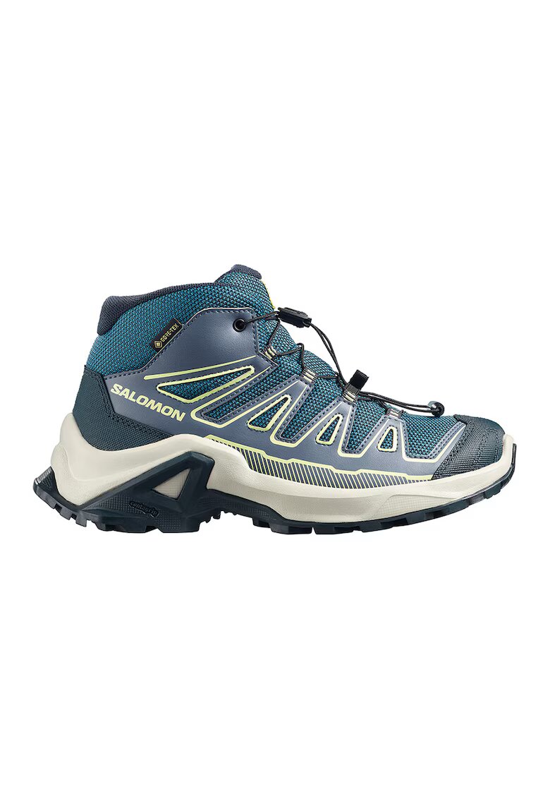 Salomon Хайкинг боти X ULTRA MID GTX - Тъмносин/Петролно синьо/Шам фъстък зелено