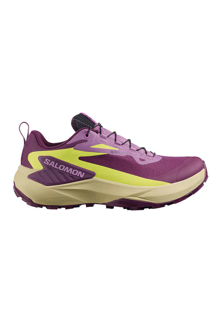 Salomon Обувки Genesis с Gore-Tex - за бягане - Фанданго розово/Лайм зелено/Тъмновиолетов