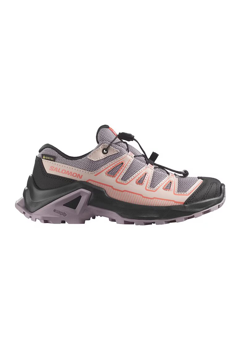 Salomon Обувки X Ultra GORE-TEX® за бягане - Черен/Бежов/Бледа лила