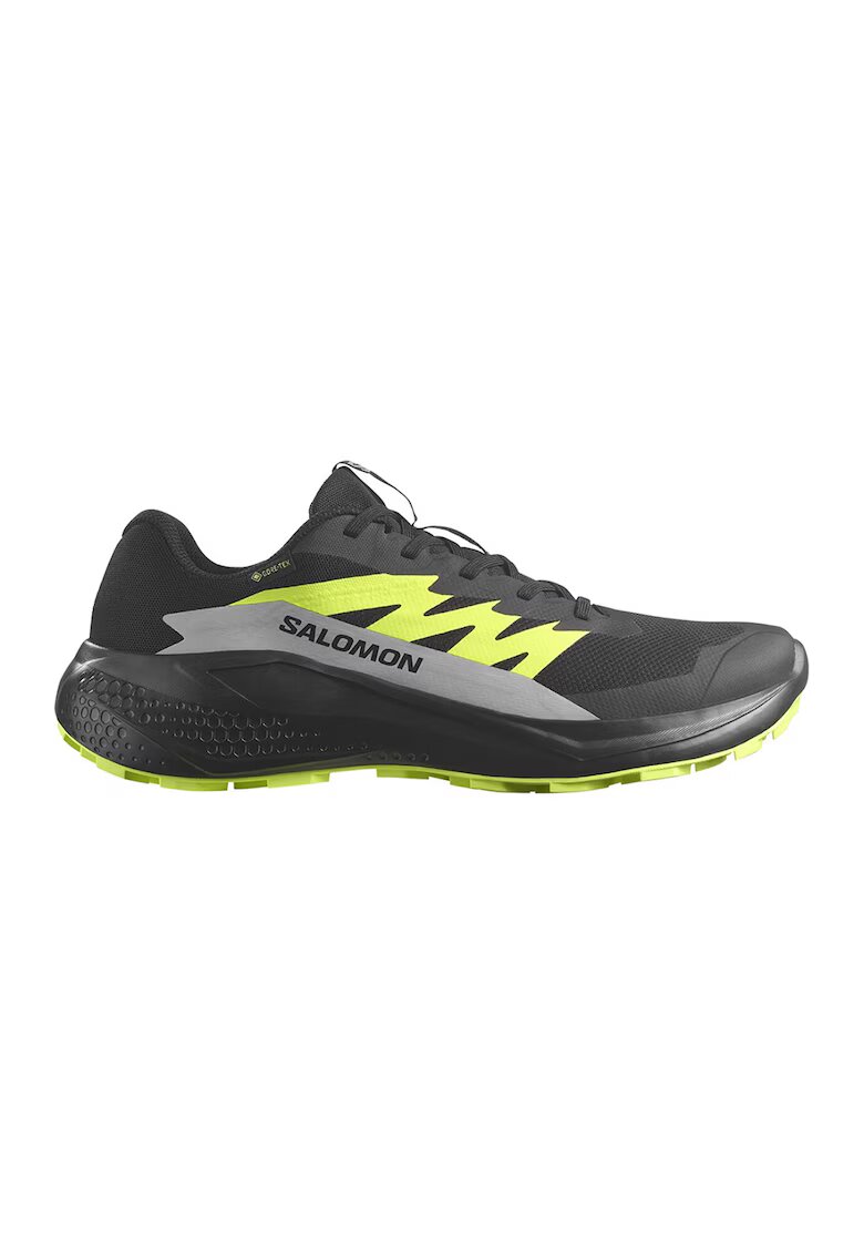 Salomon Обувки за бягане Alphaglide с Gore-Tex - Черен/Лайм зелено