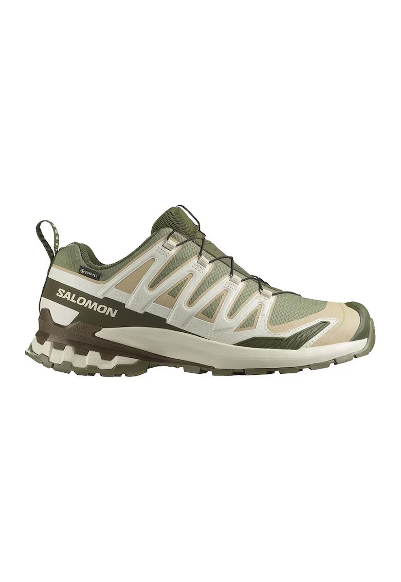 Salomon Обувки за трейл бягане Xa Pro 3D V9 Gore-Tex - Бял/Зелени аспержи