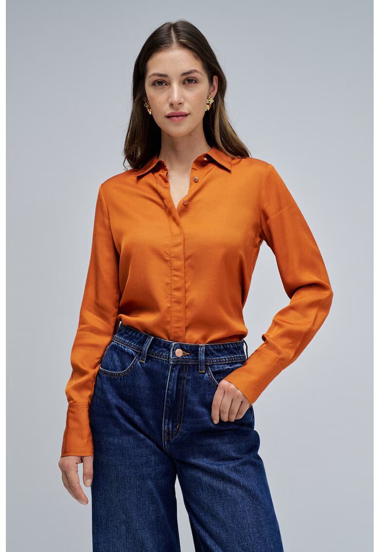Salsa Jeans Слим риза с копчета