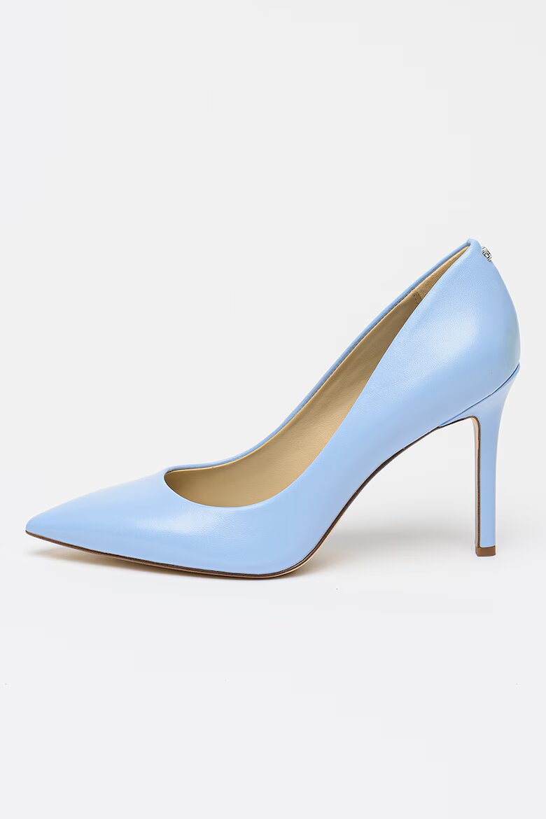 Sam Edelman Кожени обувки Hazel с остър връх Небесносин