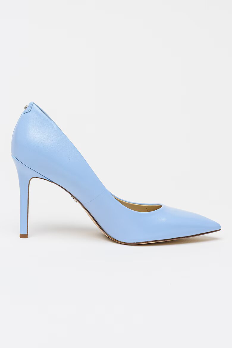 Sam Edelman Кожени обувки Hazel с остър връх Небесносин