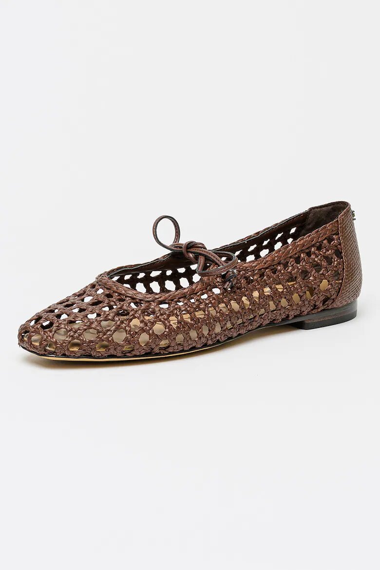 Sam Edelman Пантофки Marcie Mary Jane от еко кожа Тъмнокафяв