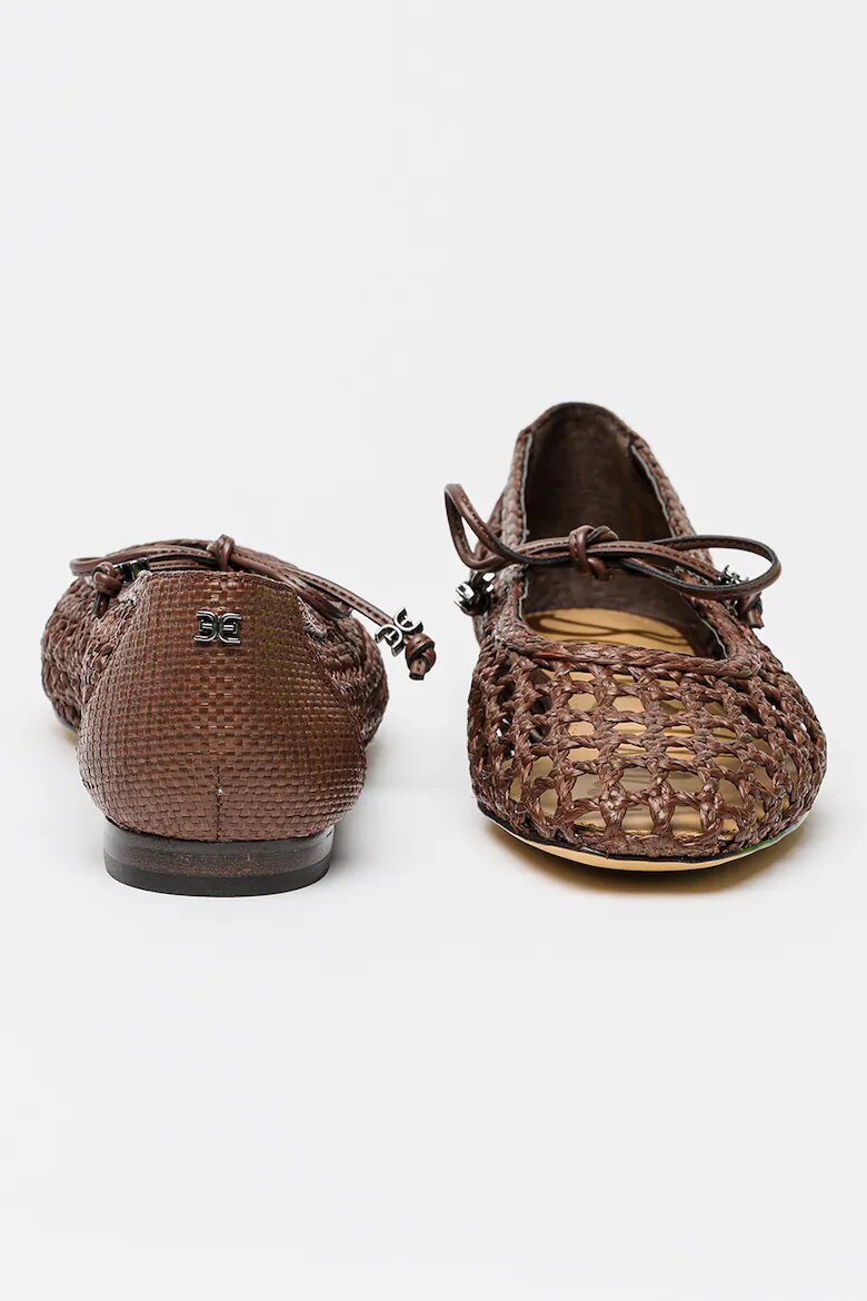 Sam Edelman Пантофки Marcie Mary Jane от еко кожа Тъмнокафяв