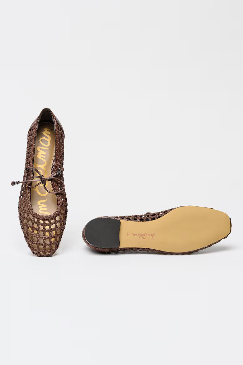Sam Edelman Пантофки Marcie Mary Jane от еко кожа Тъмнокафяв