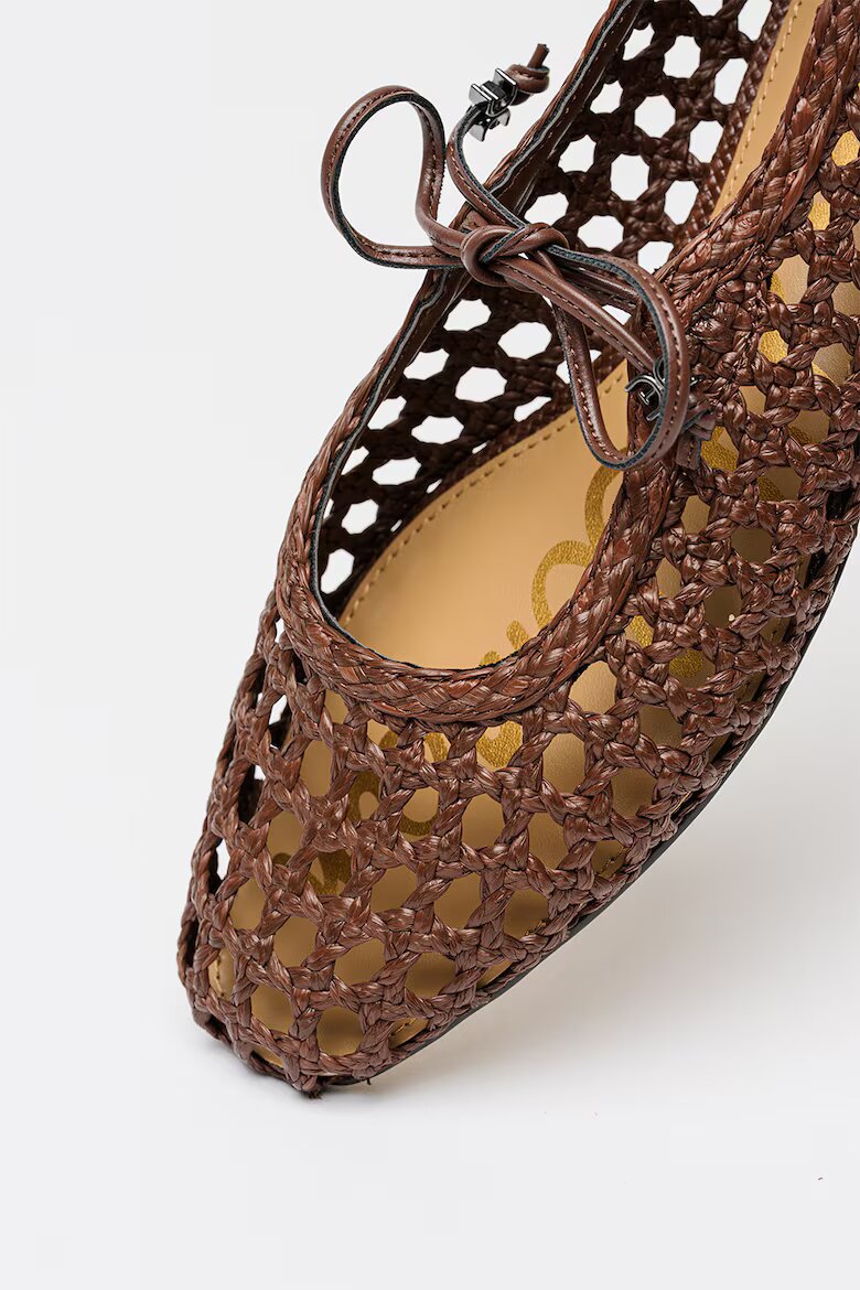 Sam Edelman Пантофки Marcie Mary Jane от еко кожа Тъмнокафяв