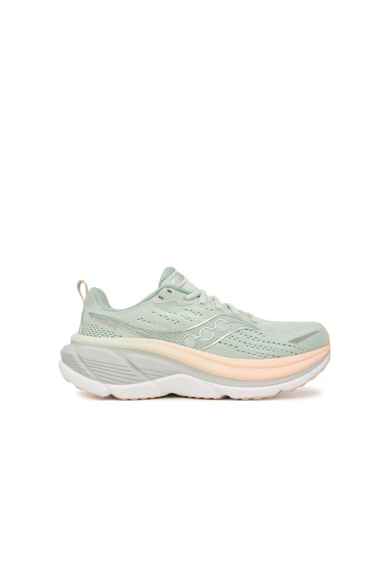 Saucony Дамски спортни обувки - за бягане - дишащи - зелени - текстил