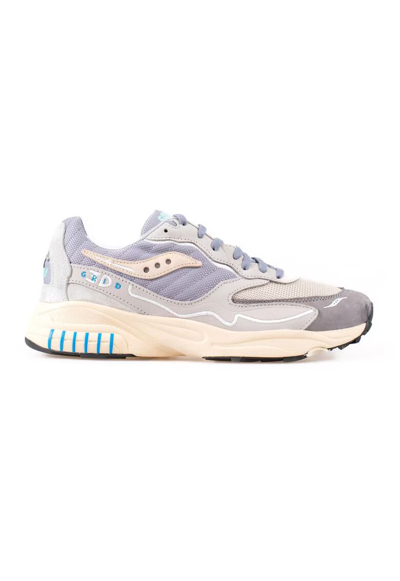 Saucony Мъжки спортни обувки с лого 3D-GRID-HURRICANE_S706 13431 - Сив