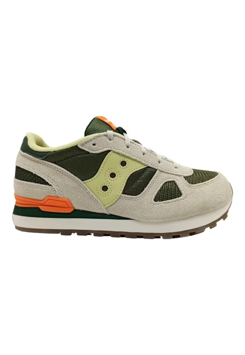Saucony Shadow Оригинални спортни обувки за момче - Велур / Текстил - Многоцветни -