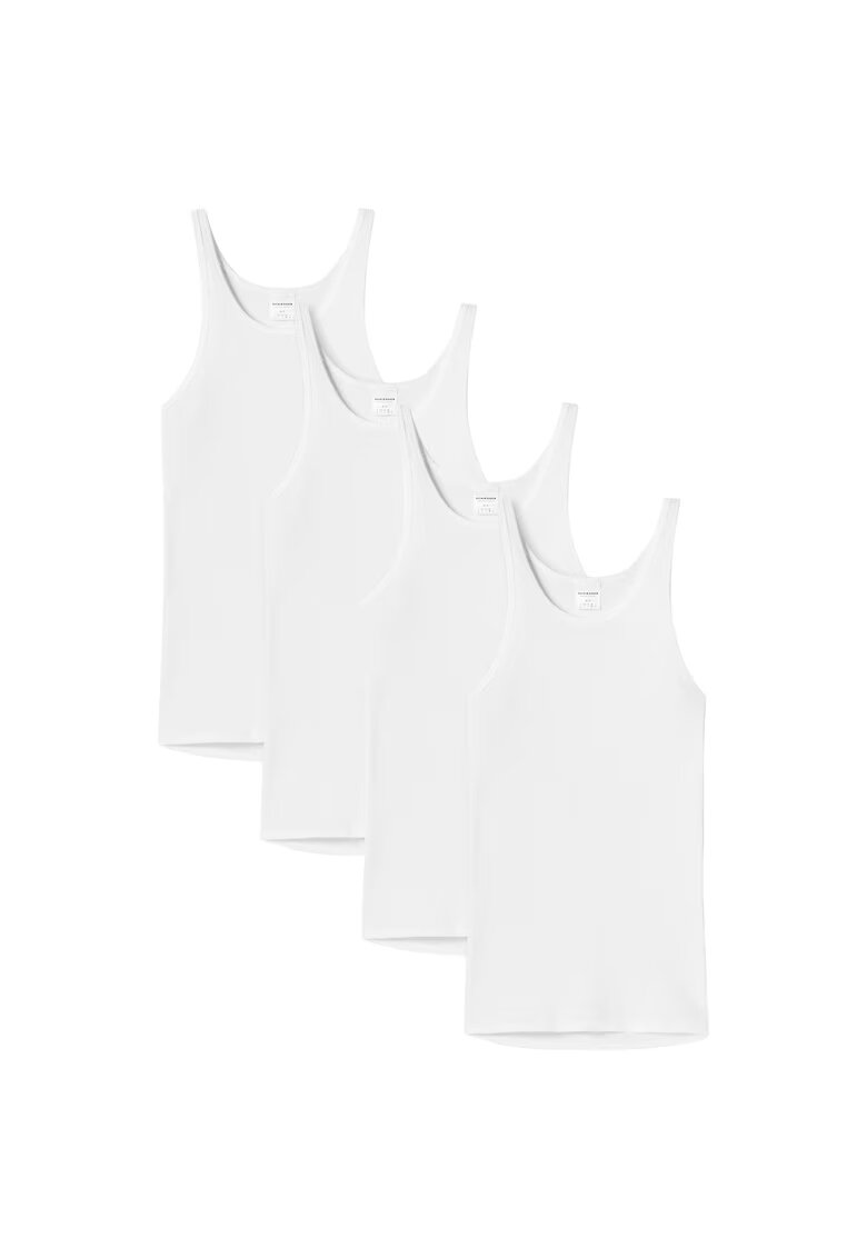 Schiesser Тениска Unterhemd 2er Pack - Original Doppelripp - Sport-Jacke - Без ръкави 13967