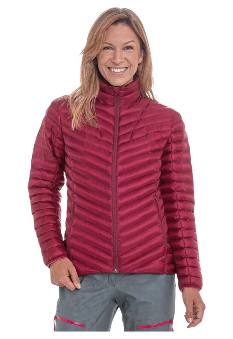 Schoeffel Дамско яке Schoffel - термо - бордо - полиестер - с технологии PrimaLoft и Pertex