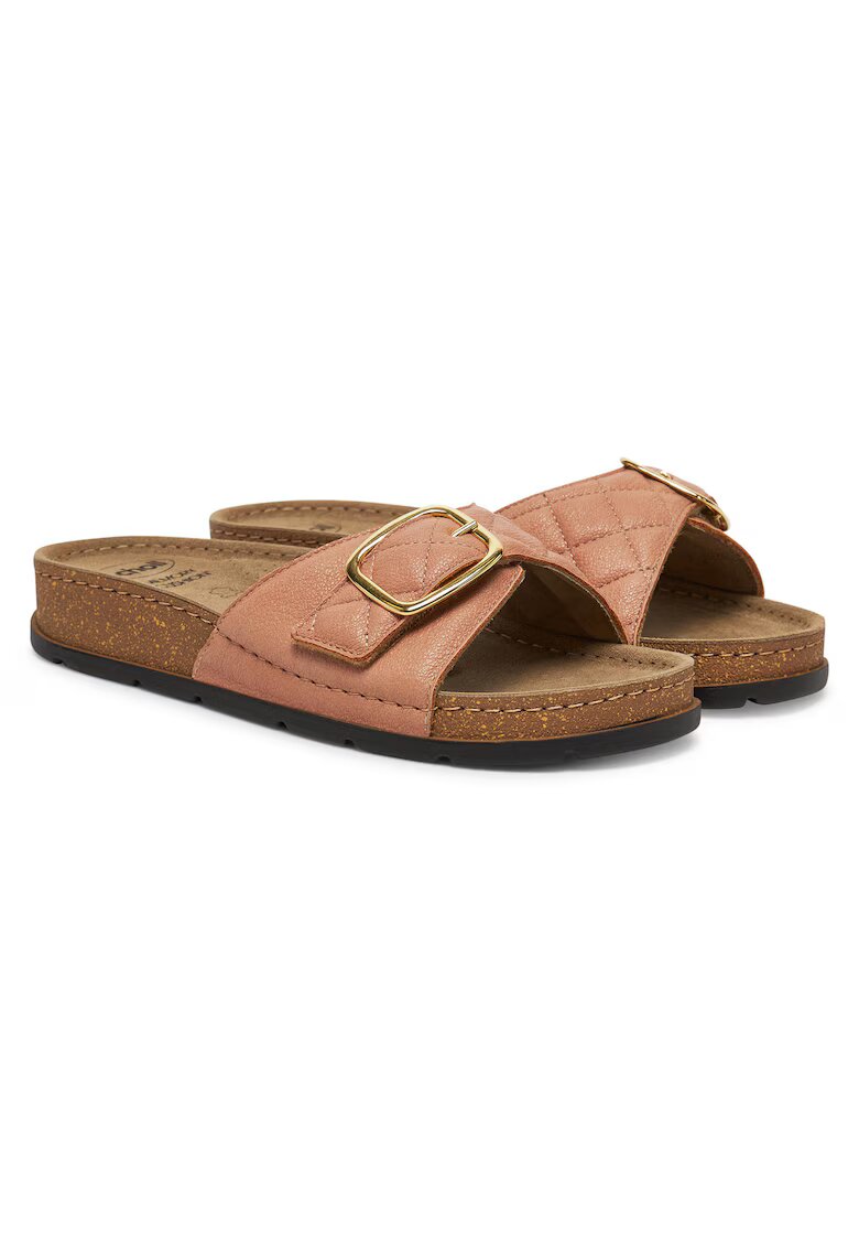 Scholl Дамски чехли модел Bora Mule - - екологична кожа