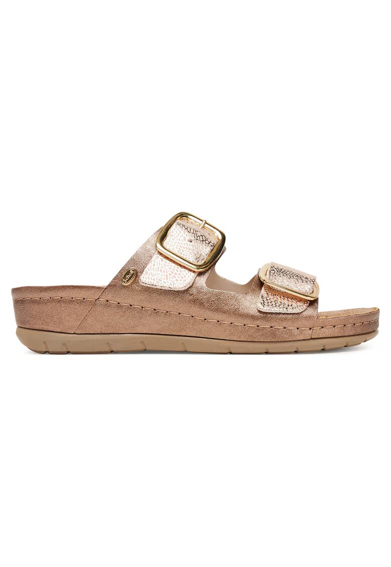 Scholl Дамски чехли - Rose Gold 1853 - екологична кожа