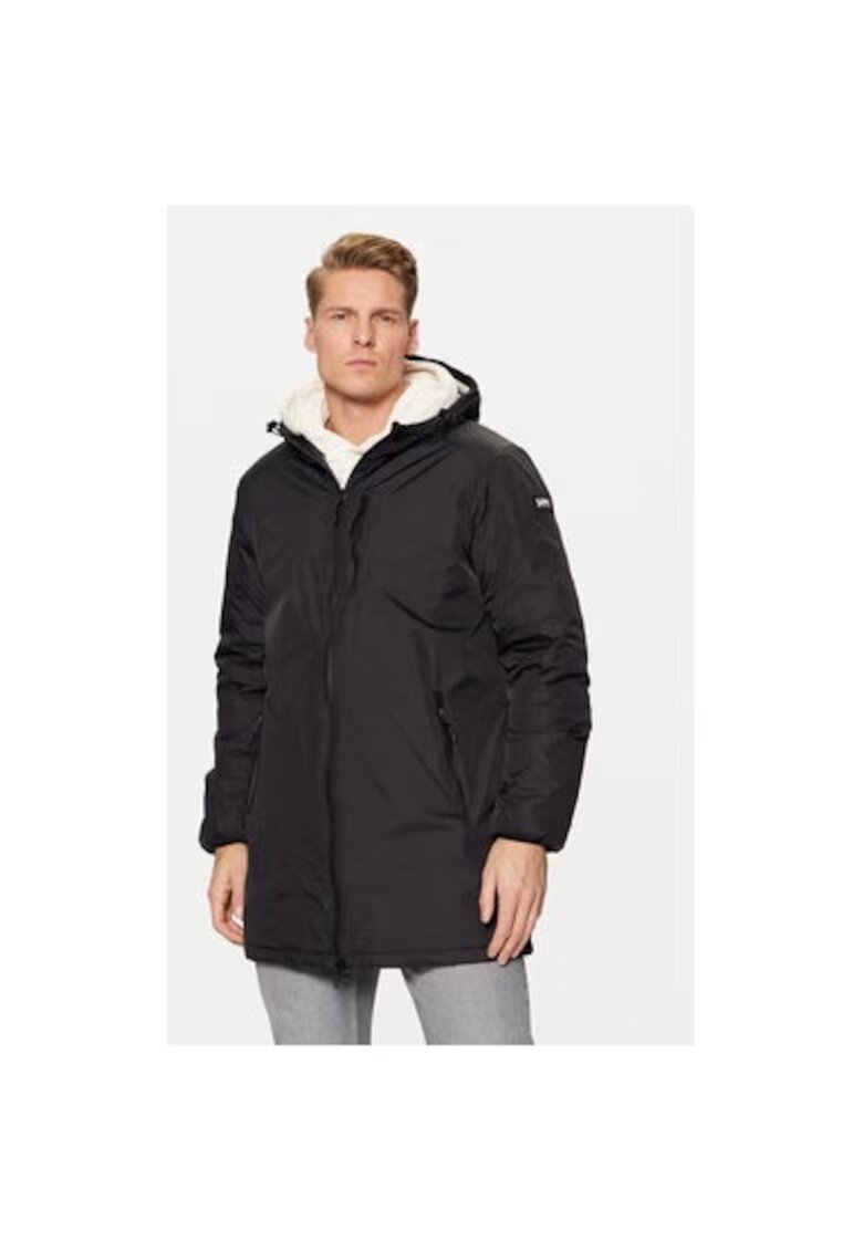 Schott NYC Мъжко яке - 304869730 - Найлон - Черно