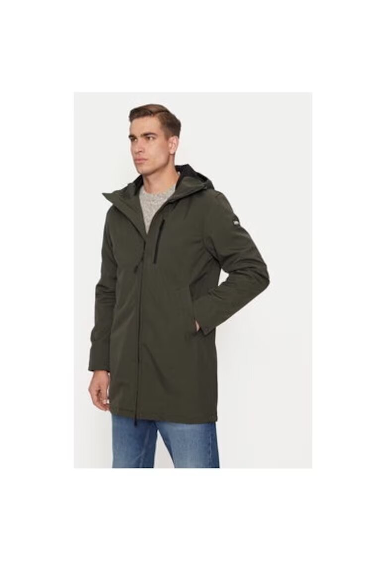 Schott NYC Мъжко яке - 304869778 - Полиестер - Зелено
