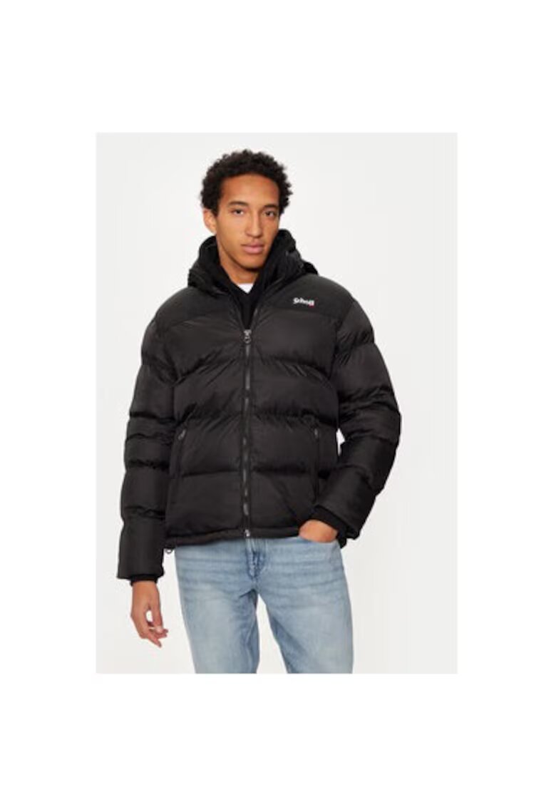 Schott NYC Мъжко яке - 304870064 - Найлон - Черно