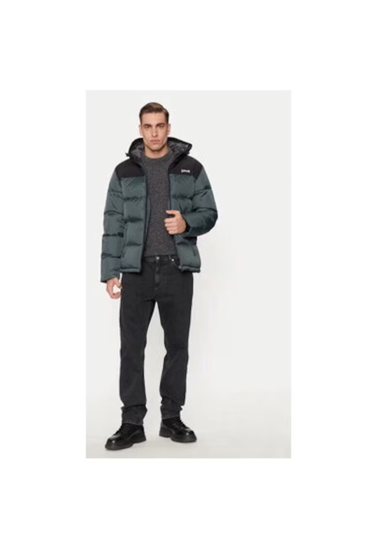 Schott NYC Мъжко яке - 304870071 - Найлон - Зелено