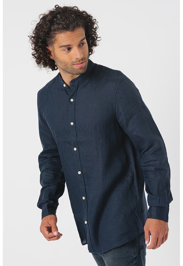 Scotch  Soda Ленена риза с ниска яка