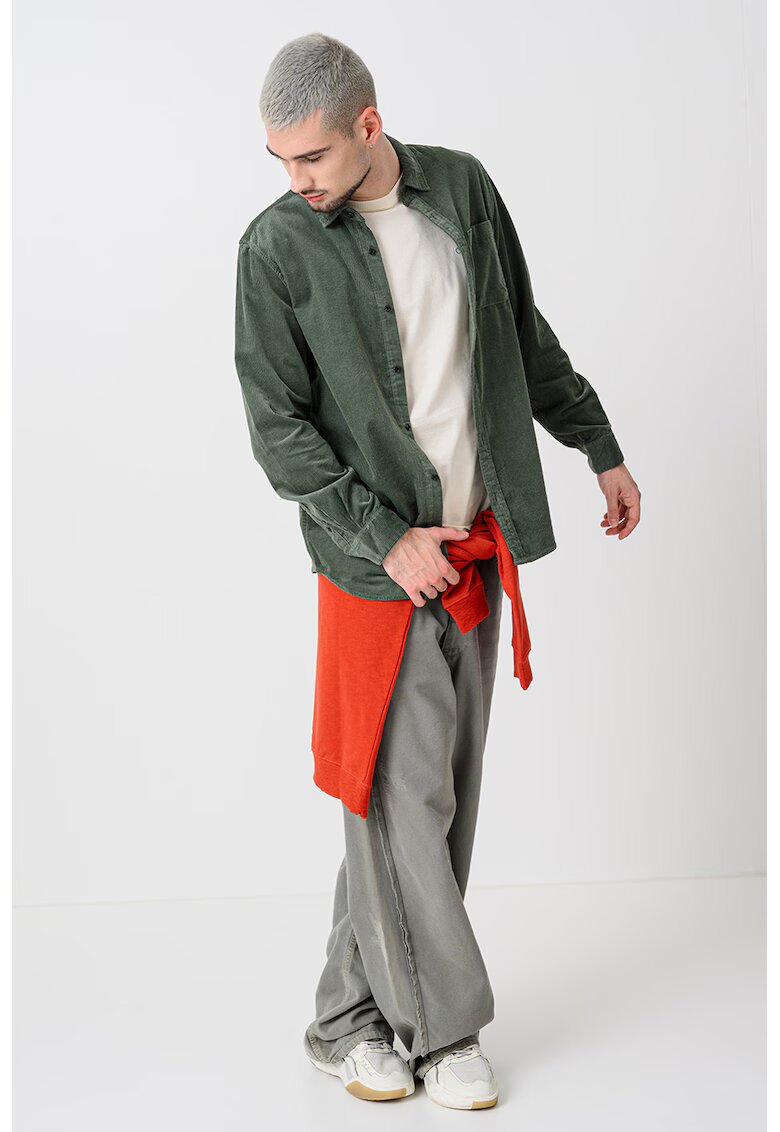 Scotch  Soda Памучна риза с паднали ръкави