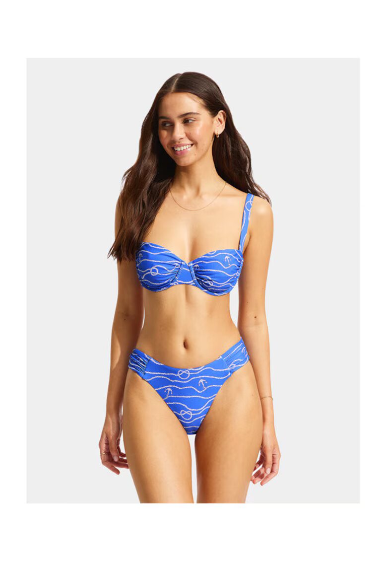Seafolly Дамски бикини - 303784331 - Найлон/Еластан - Син - Син