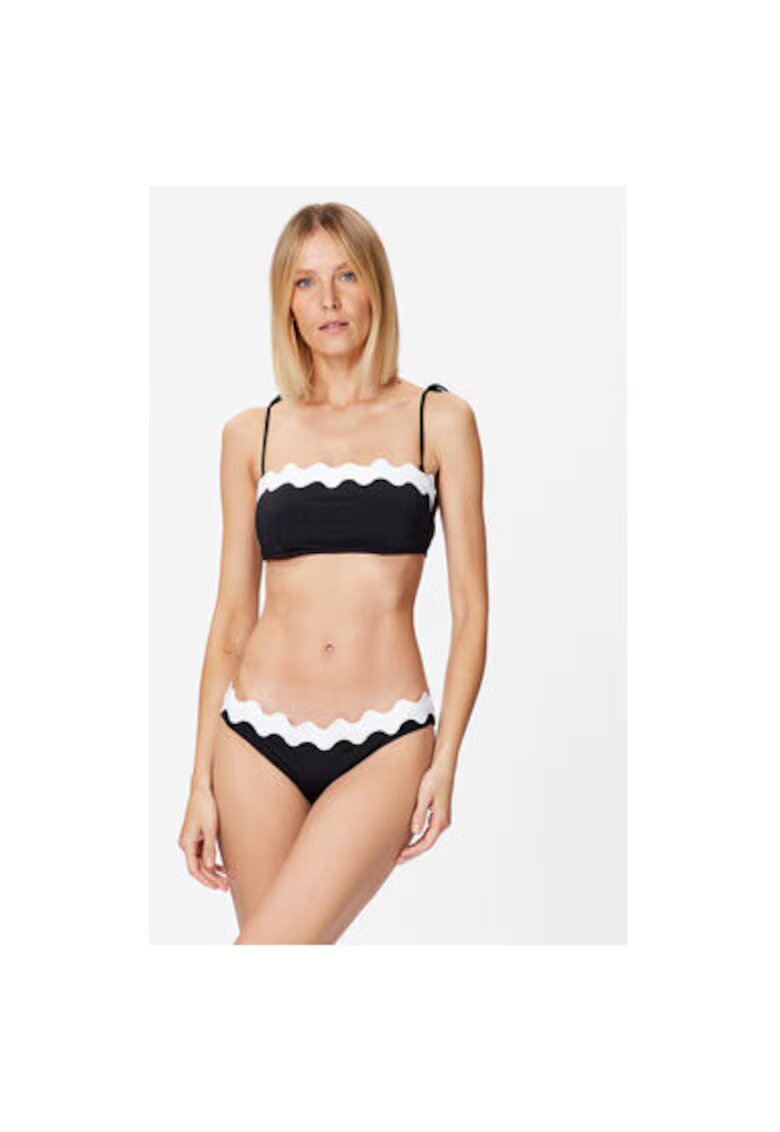 Seafolly Дамски бикини найлон/еластан - черно - Черен