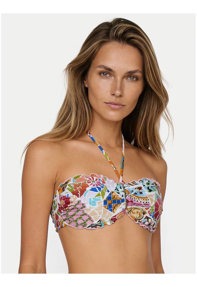 Seafolly Дамски сутиен за бикини - розов - еластичен материал - едноцветен