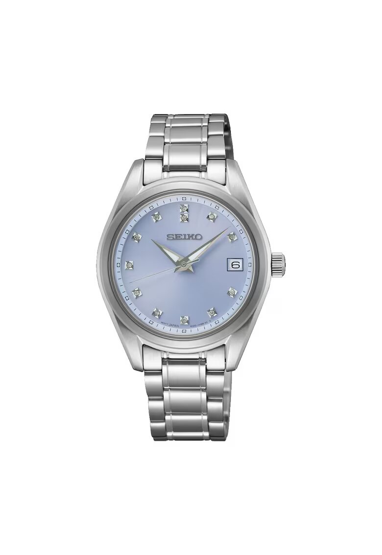 Seiko Часовник за жени - Essentials SUR581P1 - кварцов - инокс