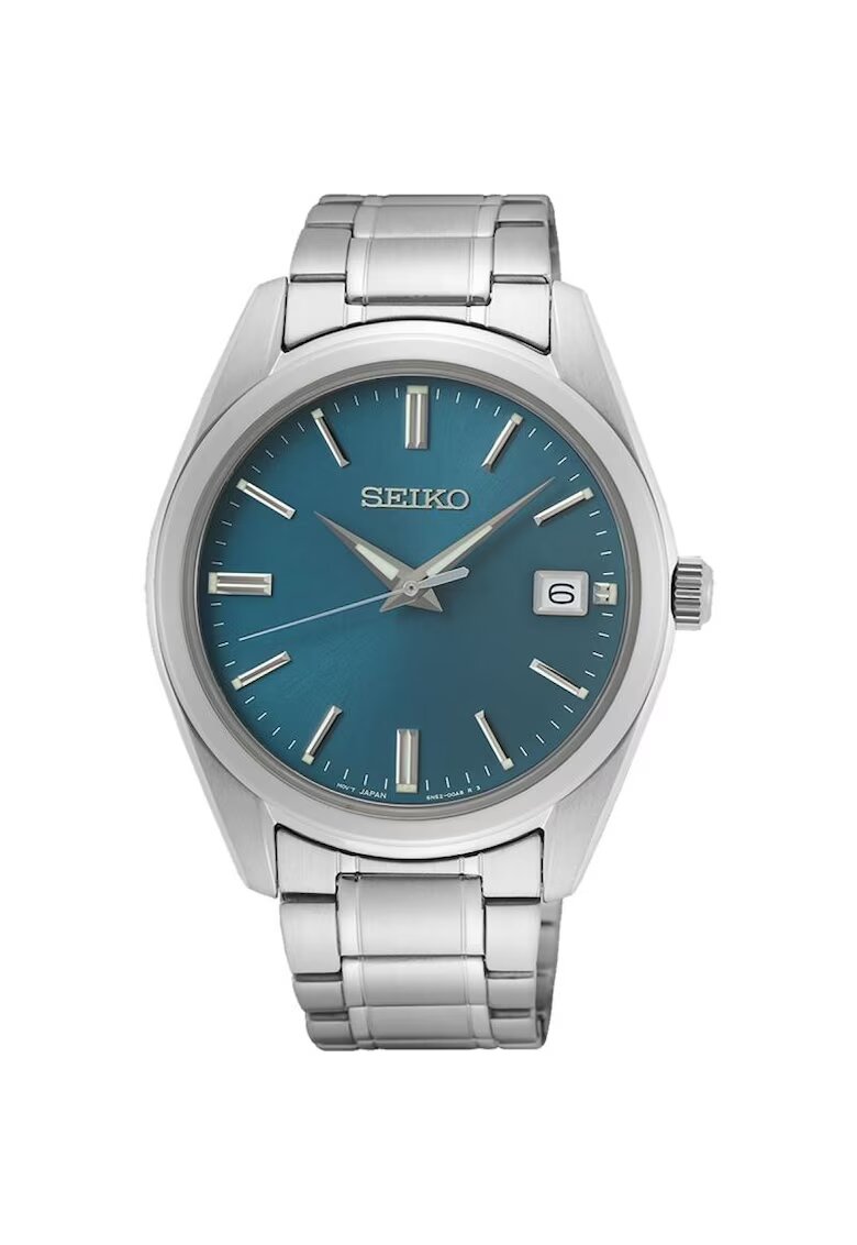 Seiko Мъжки часовник Quartz Silver - 54769 - Черен