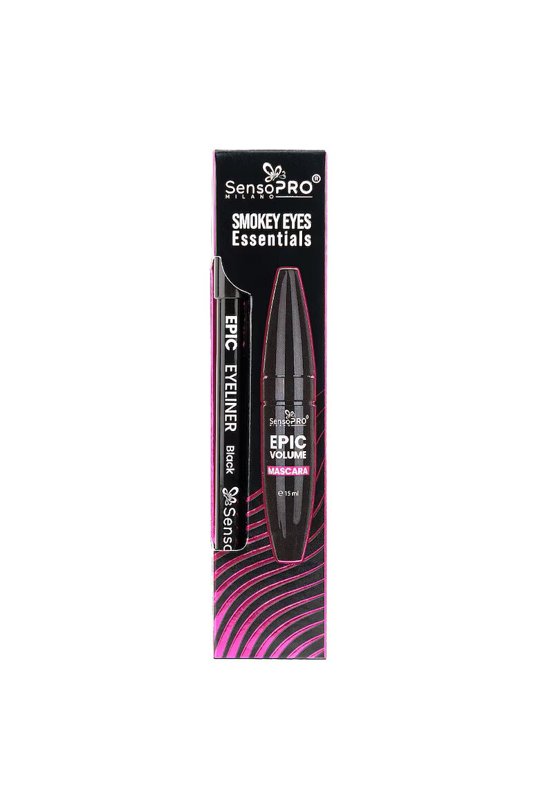 SensoPRO Комплект спирала и очна линия Milano Epic Volume - Smokey Eyes Essentials