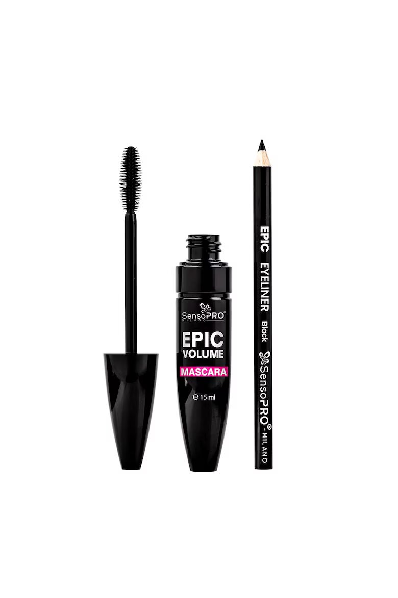 SensoPRO Комплект спирала и очна линия Milano Epic Volume - Smokey Eyes Essentials