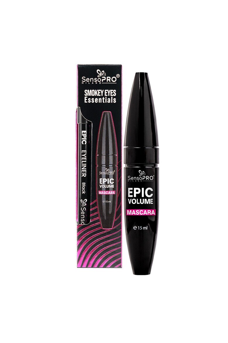 SensoPRO Комплект спирала и очна линия Milano Epic Volume - Smokey Eyes Essentials
