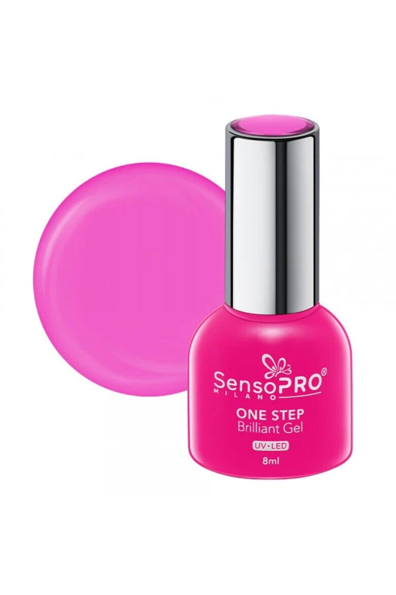 SensoPRO Лак за нокти Milano полупостоянен One Step Brilliant Gel Nail Polish 8 ml Bonbon Fairy #11