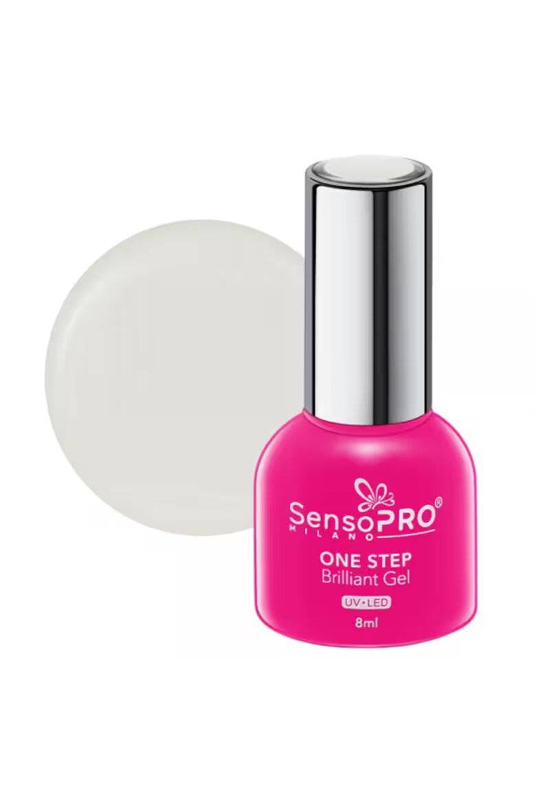 SensoPRO Milano Полуперманентен едноетапен брилянтен гел лак за нокти 8 ml Magic Stone #26